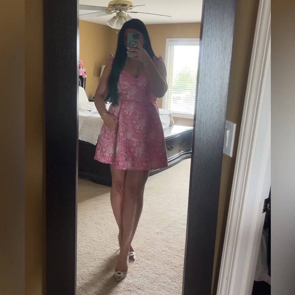 Floral mini dress - Picture 5 of 5